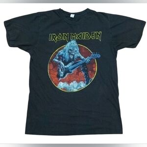 Vtg 2007 Iron Maiden Tultex Band T-Shirt (L)